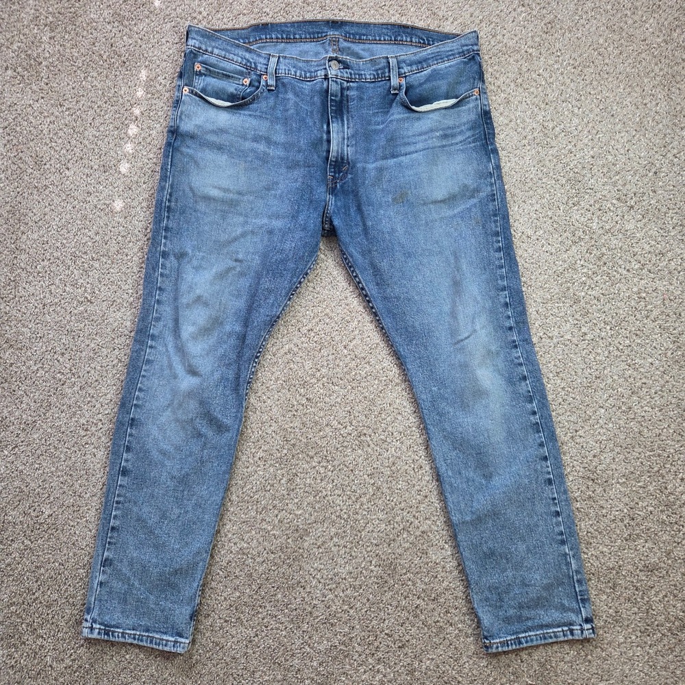 Levis 512 Slim Taper Jeans Mens 40x30 Medium Wash Blue Denim‎ Pants